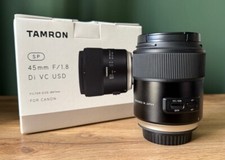 Tamron 45mm F1.8 SP Di VC Lens for Canon - Professional Prime Lens - Stabilised