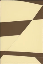 Large Abstract Painting 2x3' Earthtone 5 Geometric Demrin Fine Art Original NEW