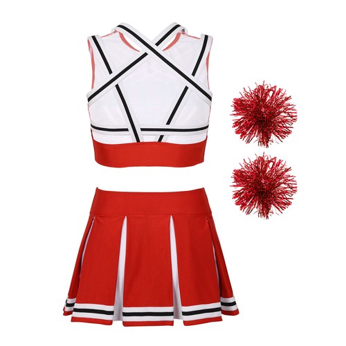 Women's Crop Top With Skirts Pleated Vest And Miniskirts Performance Club Fancy - Picture 49 of 77