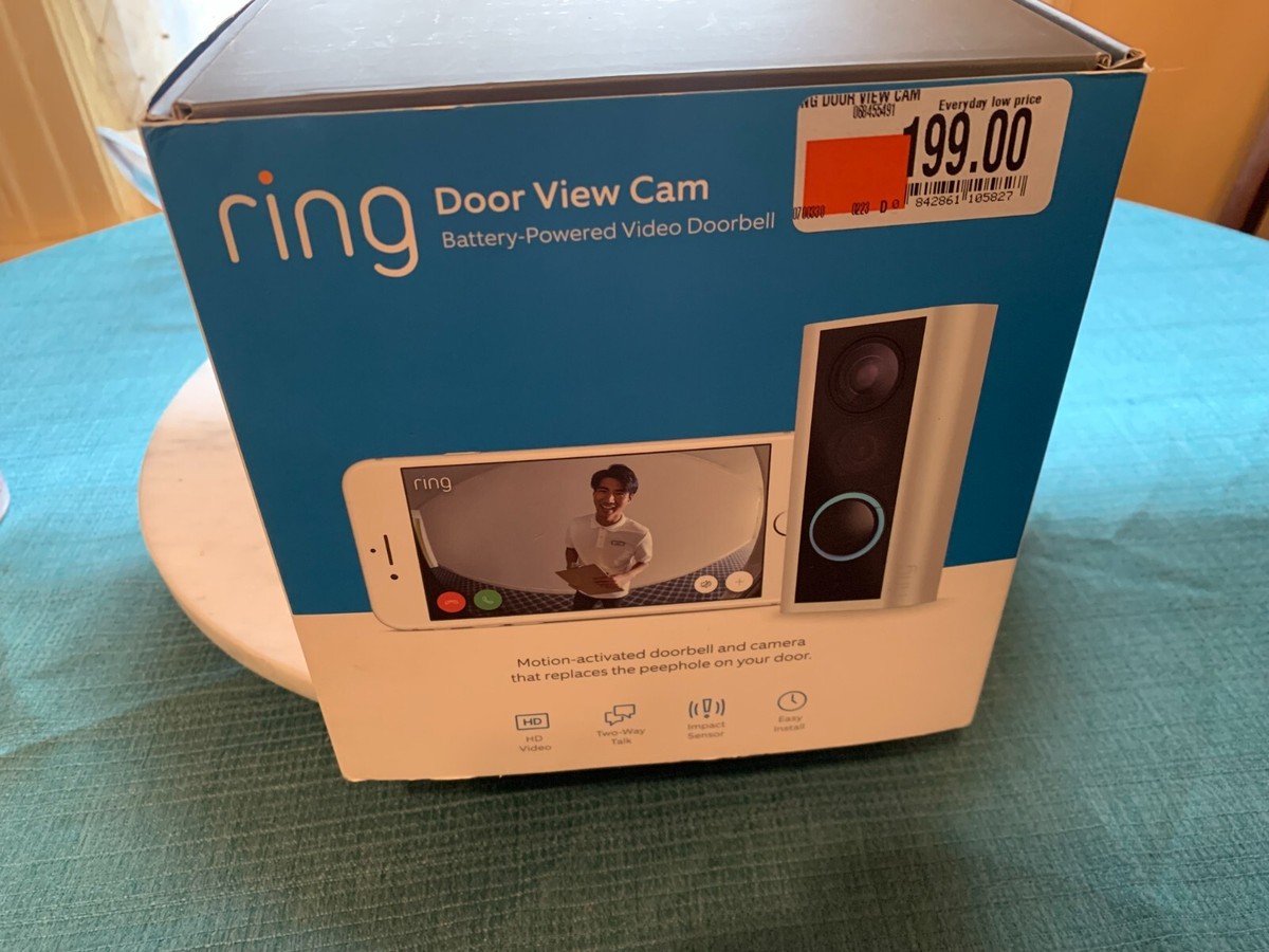 Ring Door View Cam Video Wireless Doorbell JSCB05612 UPC: 842861105827