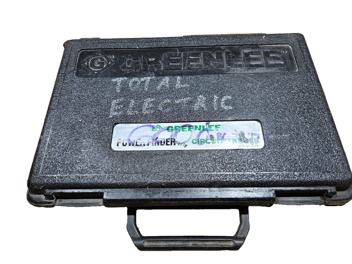 Greenlee 2007 Power Finder Circuit Tracer Kit 783310369240 Greenlee 2007 Power Finder Circuit Tracer Kit 783310369240