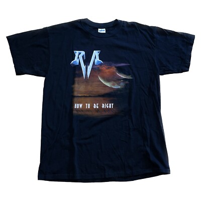 RA Band Tour T Shirt L Now to be right Band Merch Melodic Hard Rock Metal