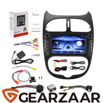 CarPlay 7'' Autoradio Für PEUGEOT 206 206CC 206SW 2000-2008 Android13 GPS NAVI Og