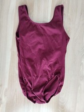MOTIONWEAR Girls Child Large 12-14 Tank Leotard Burgundy Sleeveless