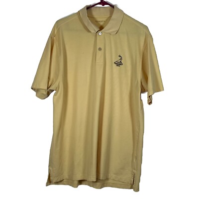 tiger woods yellow golf shirt
