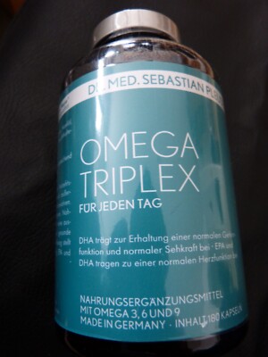 1 x Dr. med. Sebastian Pleuse  -  Omega Triplex  für 3 Monate NEU