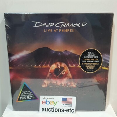 David Gilmour Live At Pompeii Vinyl 4LP Box Set UK Import 180g NEW FREE Shipping