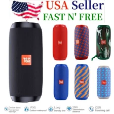 Bluetooth Speaker Wireless Waterproof Outdoor Stereo Bass USB/TF/FM Radio LOUD