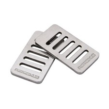 10X PATRONUS Stainless Steel 10-12MM Tape Rail Joiner Buckle Electric Fence Tape