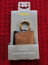 Heyday Leather Earbud Case Cover For Apple AirPods Gen 1 And 2