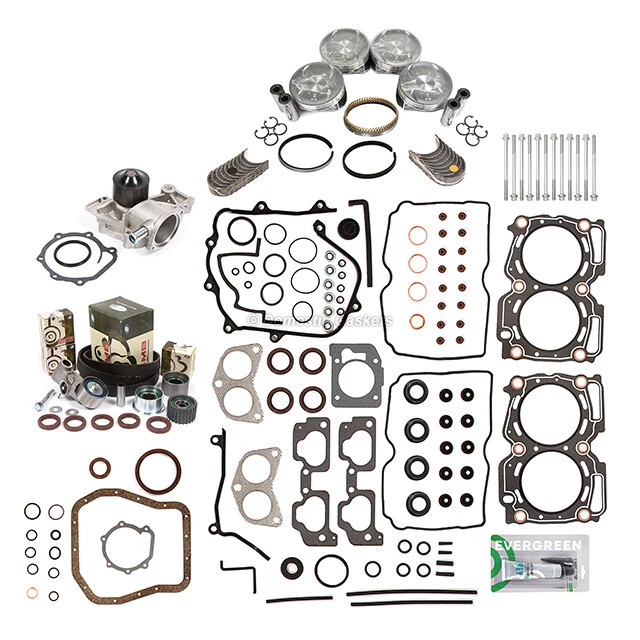 Kit de reconstrucción de motor de revisión para 99-03 Subaru Impreza Forester Outback 2.5 Foto 2 de 4