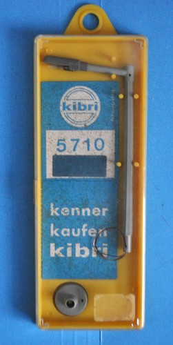 Lámpara de calle vintage KIBRI HO 5710 brazo único 8 cm H - nueva en paquete | Condition: New