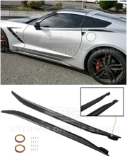 EOS For 14-19 Corvette C7 ALL | Add-On Bottom Line Side Skirts Rocker Panels