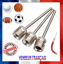 Embout Aiguille pour gonfler ballons Embout Métal Football Rugby Basketball 