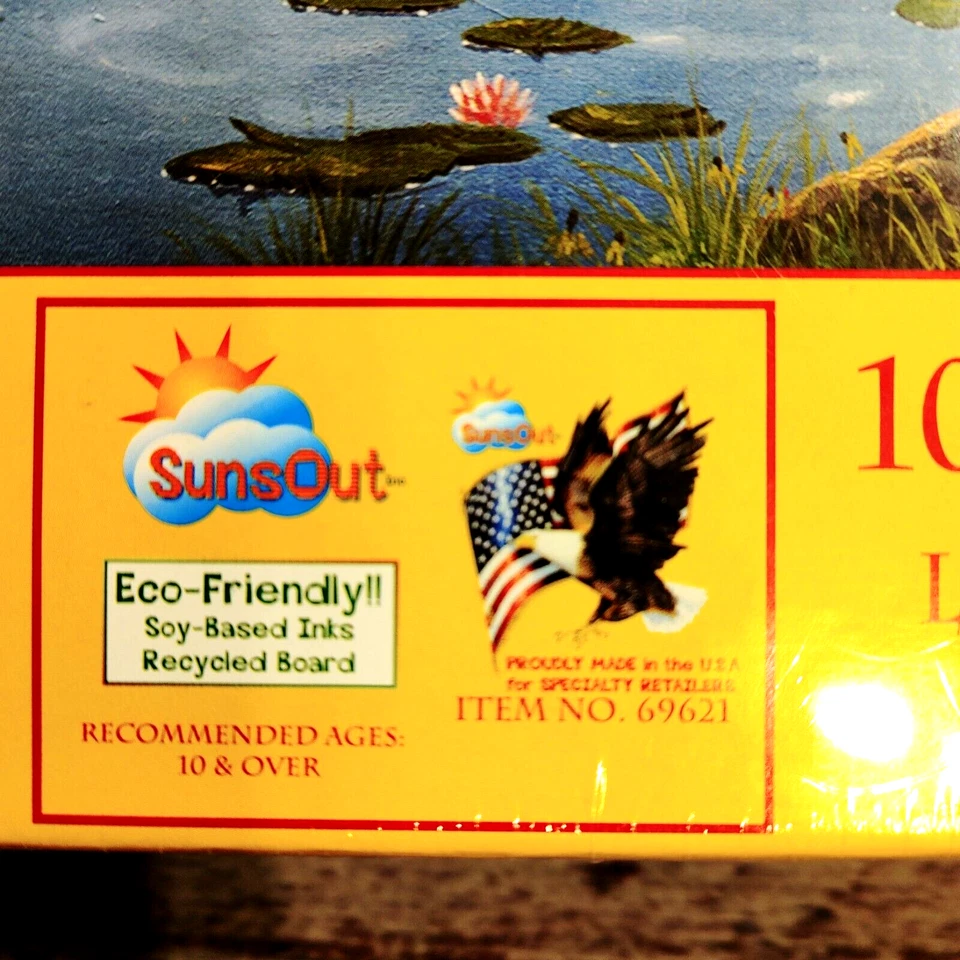 Rompecabezas SunsOut Autumn Tranquility 1000 piezas. Sellado de fábrica. Imagen 27"X35". Foto 3 de 4