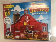 melissa and doug farm friends floor puzzle