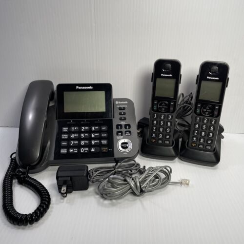 Panasonic KXTGF380 Link2Cell Bluetooth Corded & Cordless Phone System