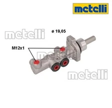 Brake Master Cylinder Metelli 05-1117 for Skoda Fabia I VW Polo