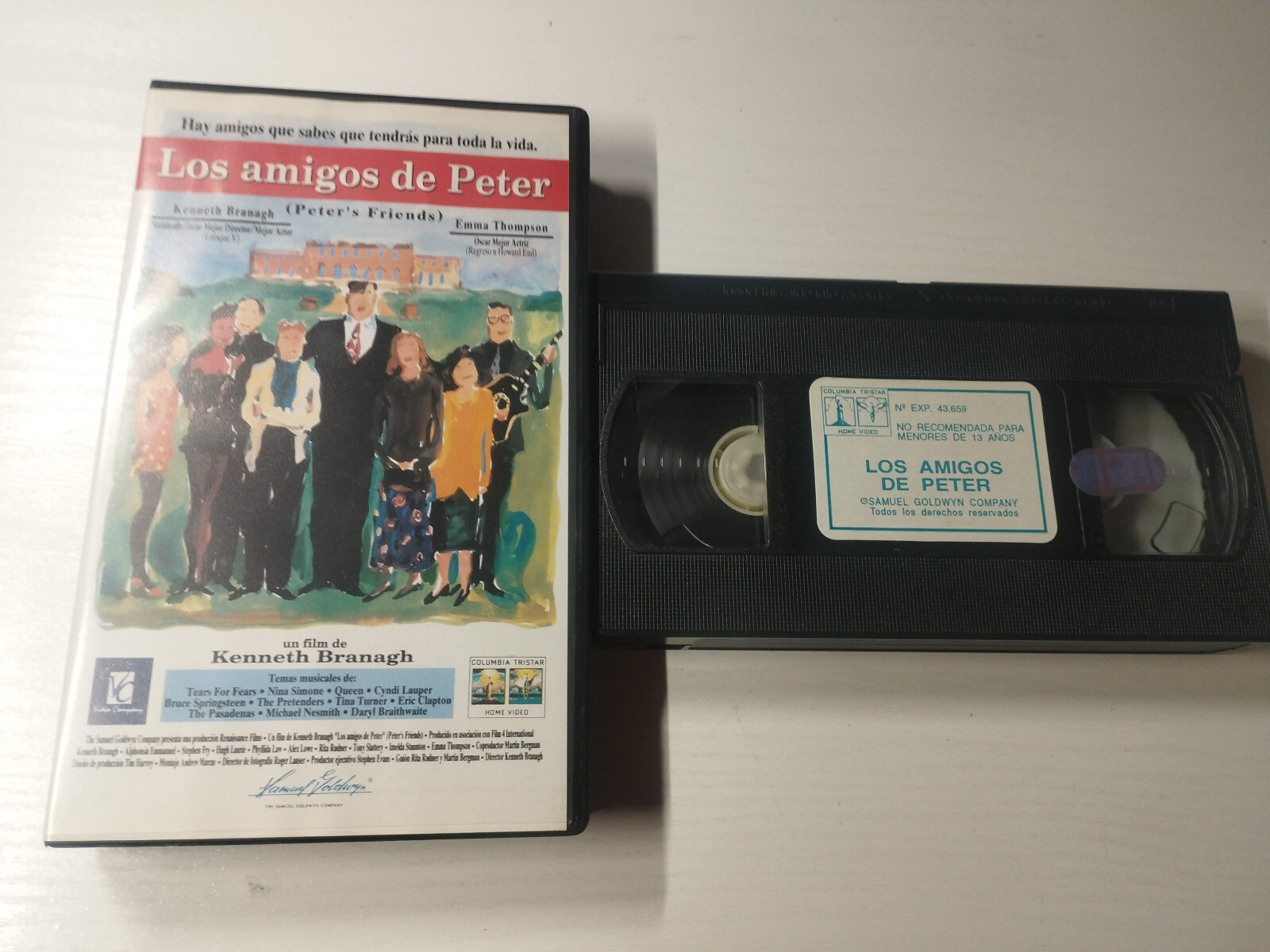 Friends of Peter Kenneth Branagh Emma Thompson - VHS Tape Spanish