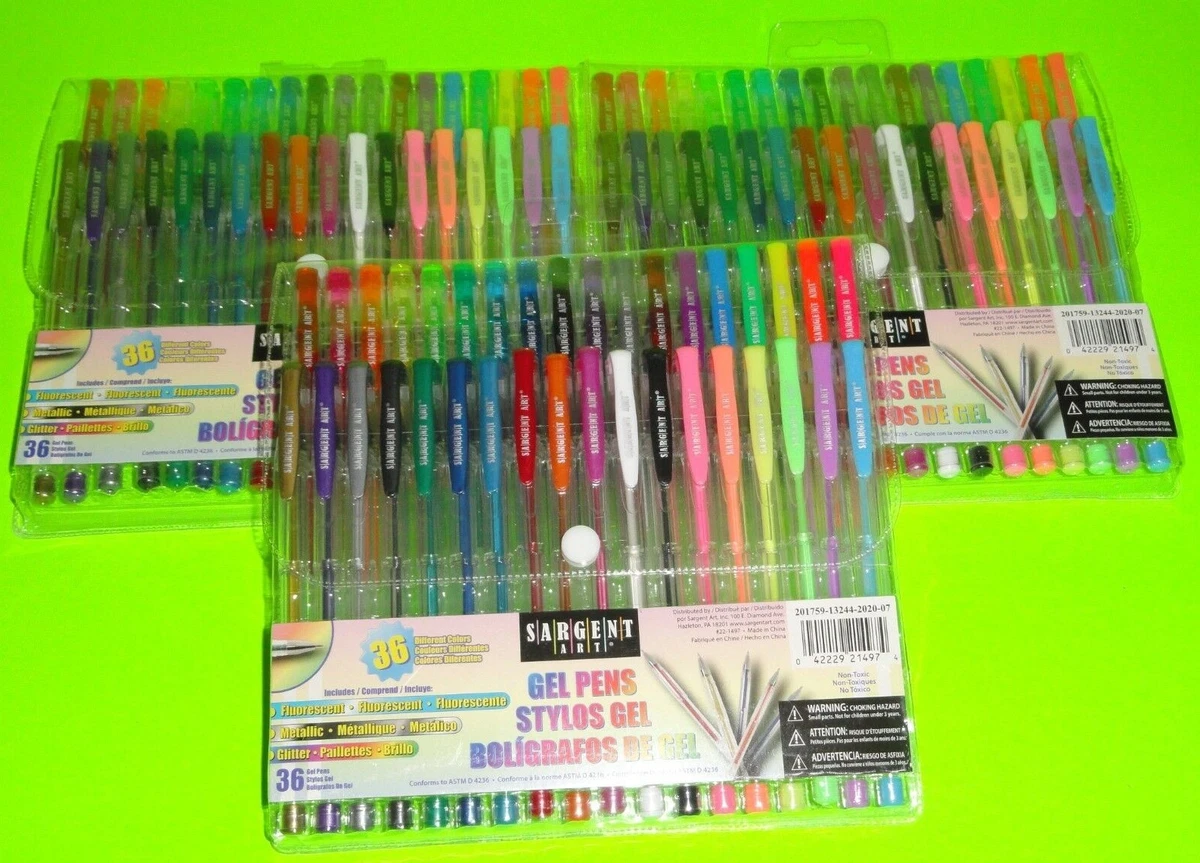 36Ct Marker And Gel Pen Set, Gel Pens Set