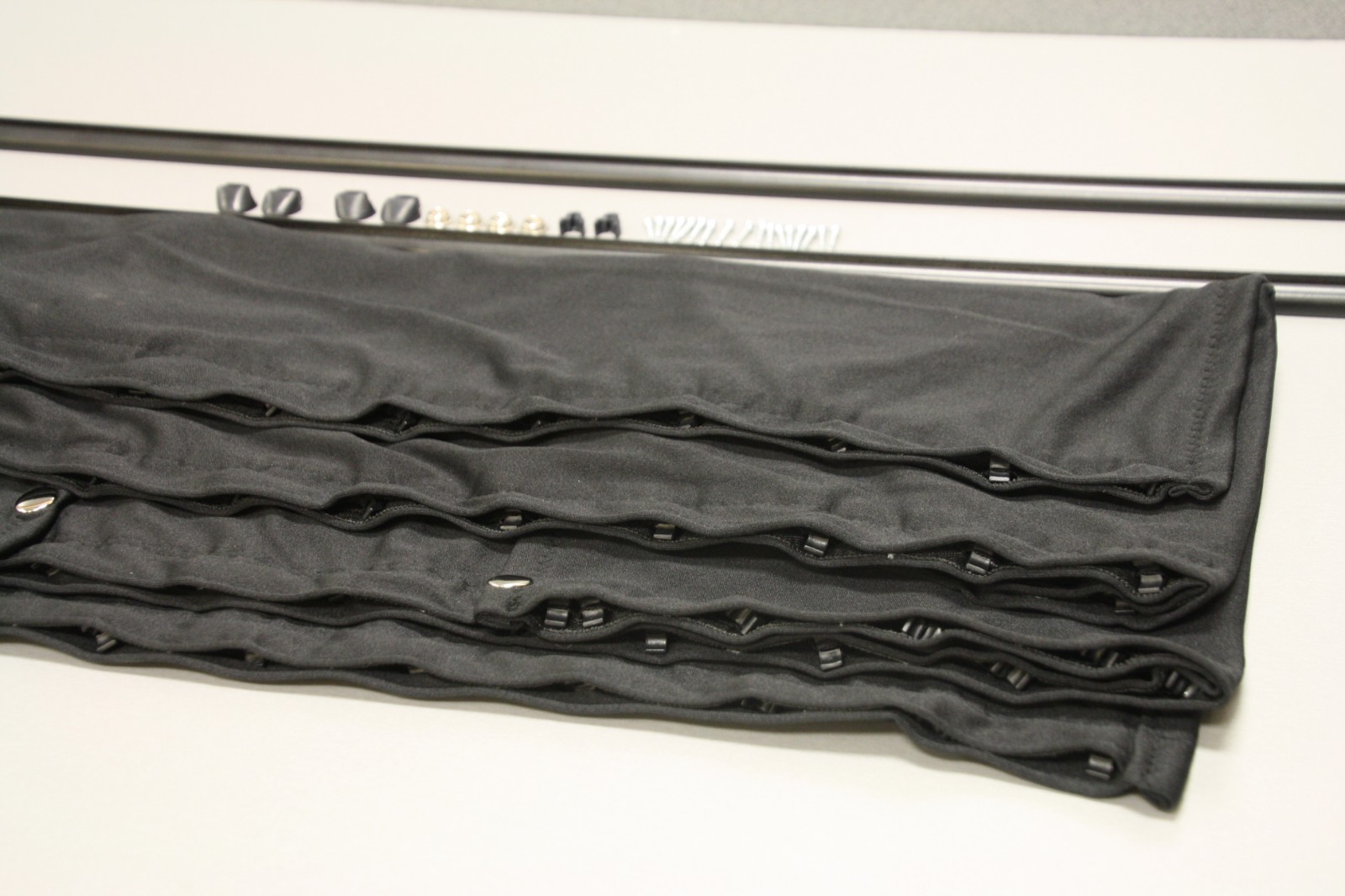 2 x Windows, Campervan Blackout Curtain Sets, Straight Track,Tie backs