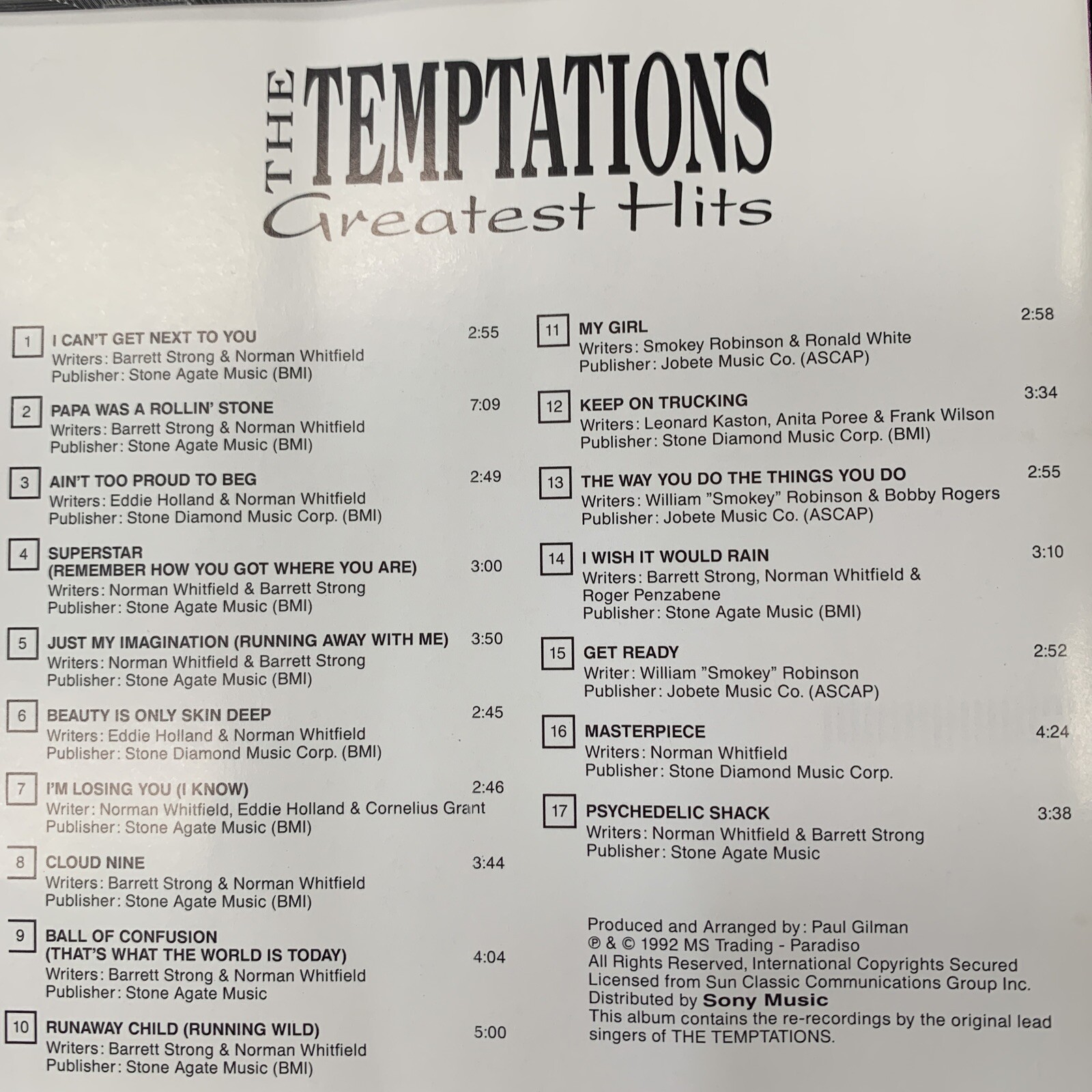 the temptations cd greatest hits eBay