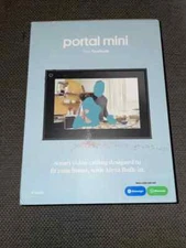 Facebook Portal Mini - Smart Video Calling 8” Touch Screen Display w/ Alexa Blk