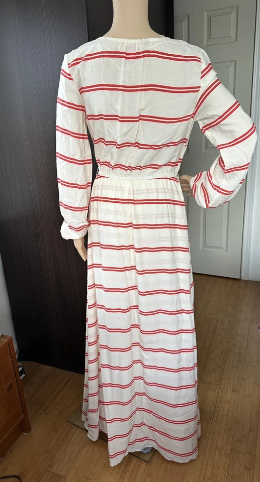 Vestido maxi capa manga comprida Catherine Malandrino tamanho 10 - Imagem 2 de 4