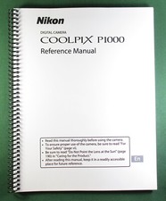 Nikon CoolPix P1000 Reference/ Instruction Manual: 244 Pages  Protective Covers