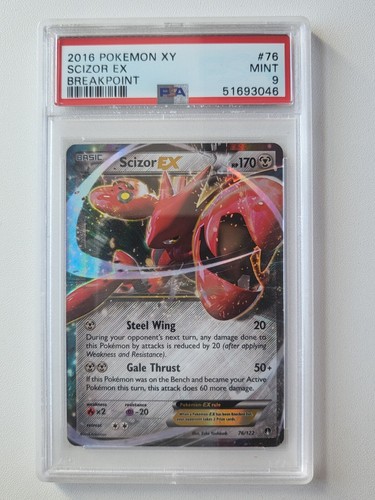 Scizor-EX graded PSA 9 for sale on eBay