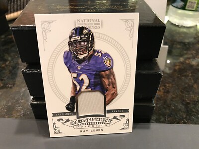 National Treasures Century Materials Jersey Ravens Ray Lewis 23