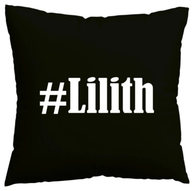 Kissenbezug #Lilith I love Lilith Schwarz 105038