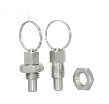 GN717 Self-locking Pull Ring Locating Pin Knob Plunger Stainless Steel Pull Tab 