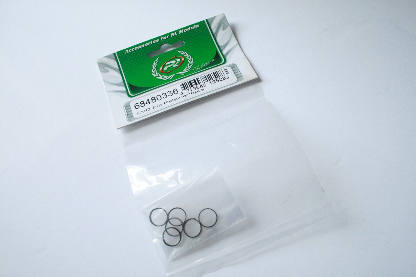 PR Racing SB401 CVD Pin Retainers (6pcs) - 68480336 New