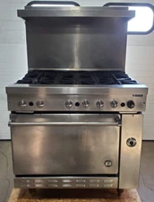 Garland US Range P-6-26 36" 6 Burner Cooktop 26" Oven Propane Commercial Range
