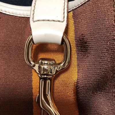 Gucci One Schultertasche Weiß Mehrfarbig Leder Selten Damen Aus Japan Gebraucht