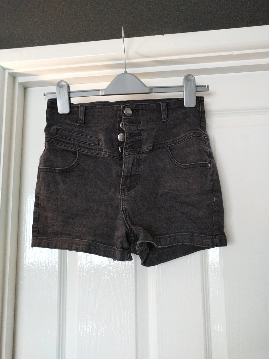 Ladies black shorts size best sale 12