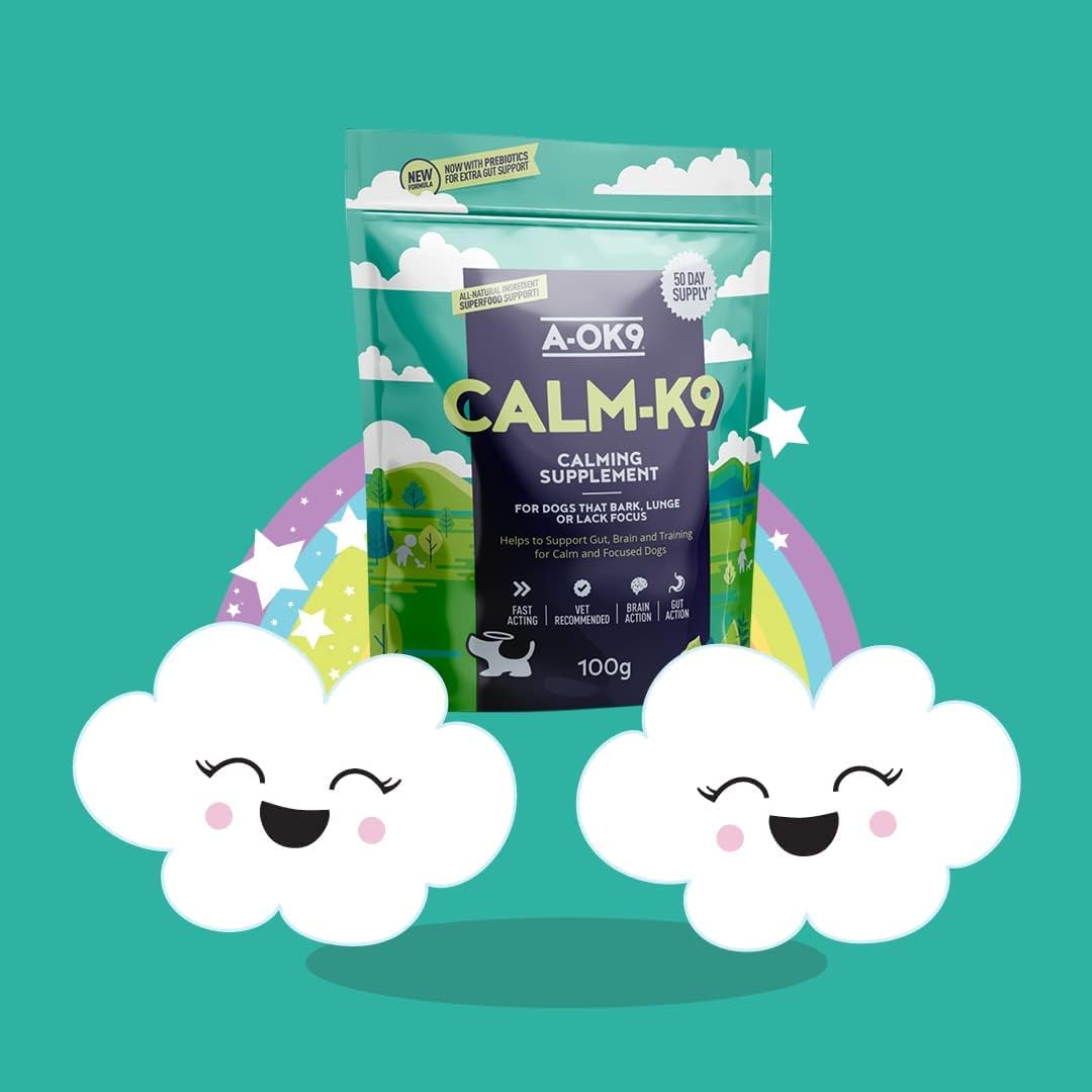 CalmK9 Calming Supplement for Dogs Helps with Anxiety Relief
