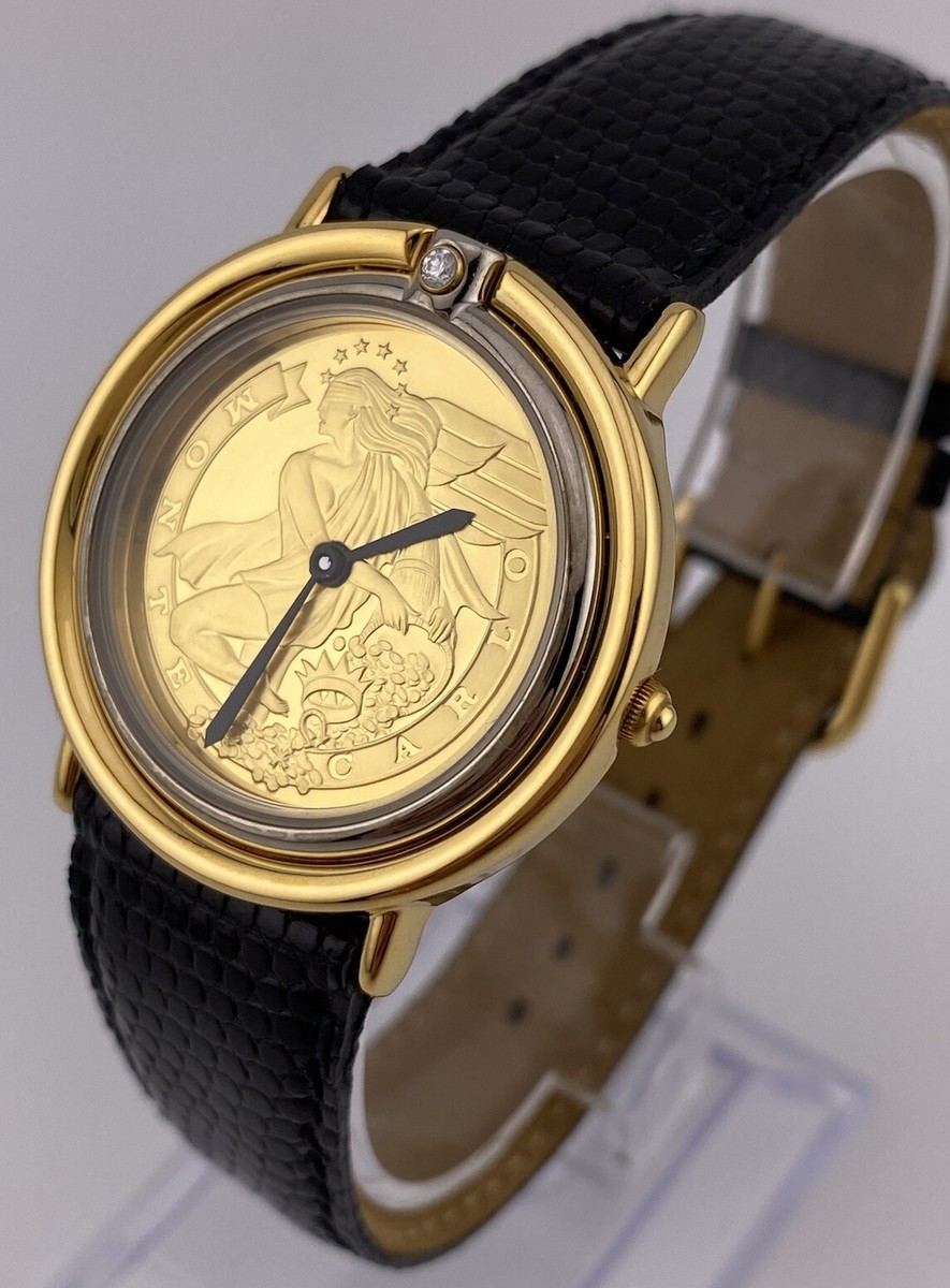 The Franklin Mint Monte Carlo Casino 925 Sterling Silver Leather