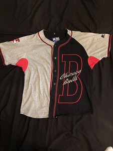 chicago bulls starter baseball jersey