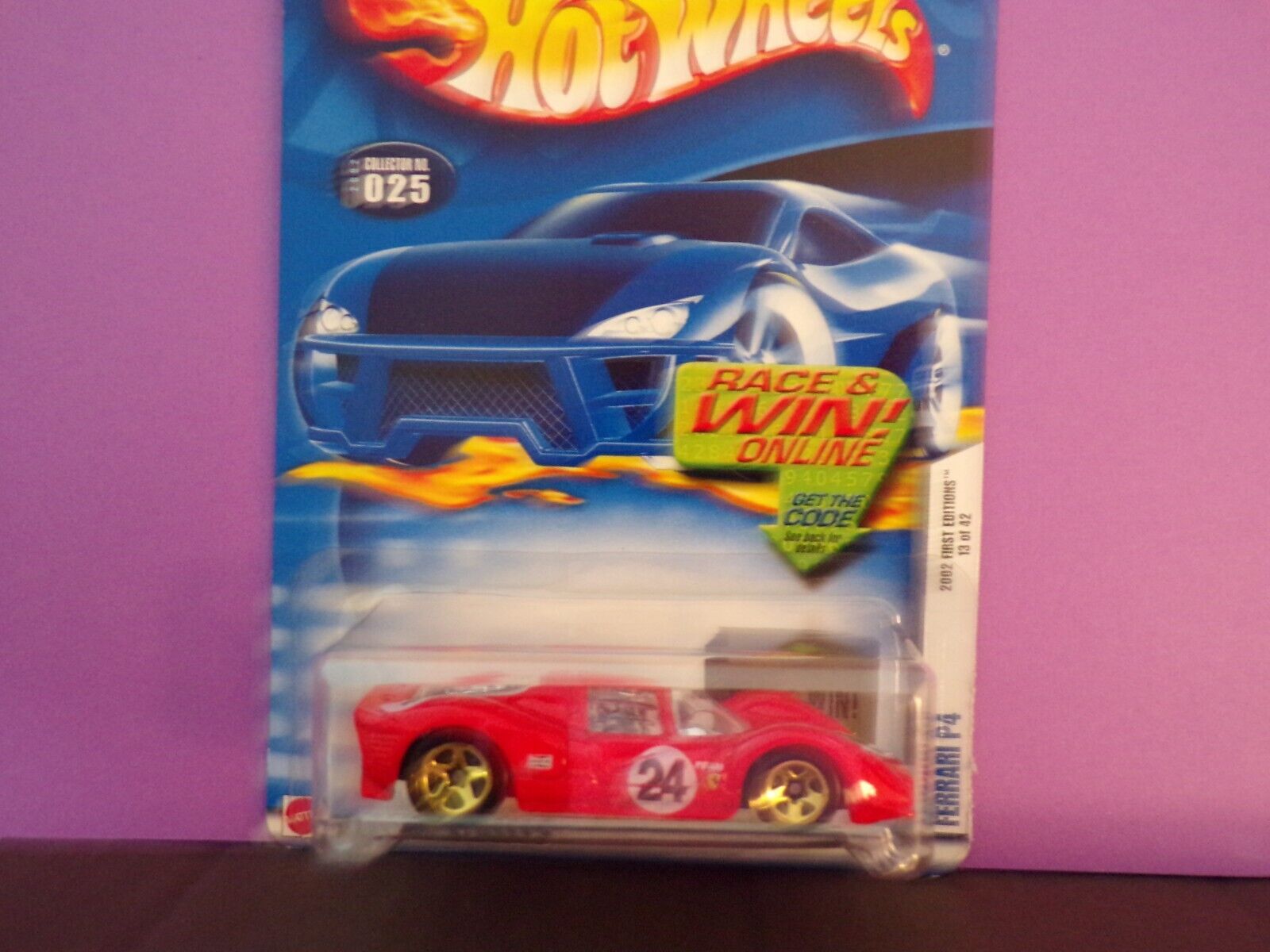 Hot Wheels--2002 First Edition--Ferrari P4