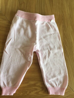 Bellybutton Strickhose Mädchen 68 rosa geringelt wie neu