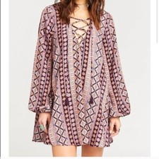 Show Me Your MuMu Lightning Bird Boho Tunic Size XS