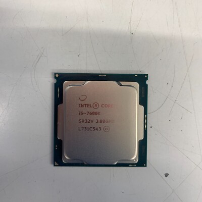 Intel i5-7600K, 3,80GHz, 4 Kerne, 6MB CACHE, VOLLSTÄNDIG GETESTET, SR32V