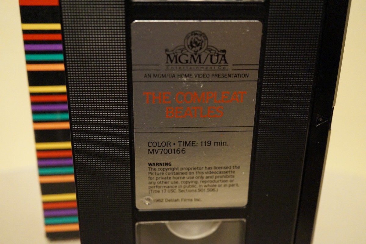 The Compleat Beatles (1982, VHS) -Original Release- MGM / UA