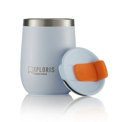 Tupperware Xploris Thermobecher Trinkbecher 230 ml Ice Blue NEU