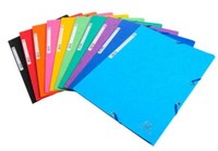 Exacompta Eckspannermappe, DIN A4, Karton, Kirsche