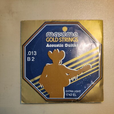 Maxima Saiten/Strings - .013 B 2 - Gold Strings EXTRA LIGHT 1742 EL neu & ovp 