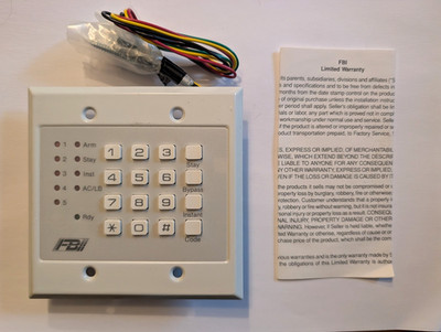 New FBII / Honeywell Fire Burglary XL4500RM  Keypad for Commercial Alarm Systems