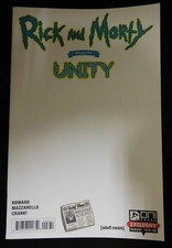 RICK AND MORTY UNITY 1 C ONI VARIANT SKETCH COMIC KNOWLES HOWARD CRANK! 2019 NM